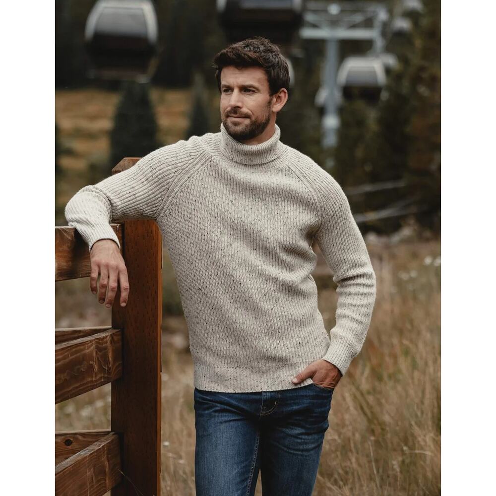 The Normal Brand Essential Seawool Turtleneck – Men’s Size L (NWT) Sustainable